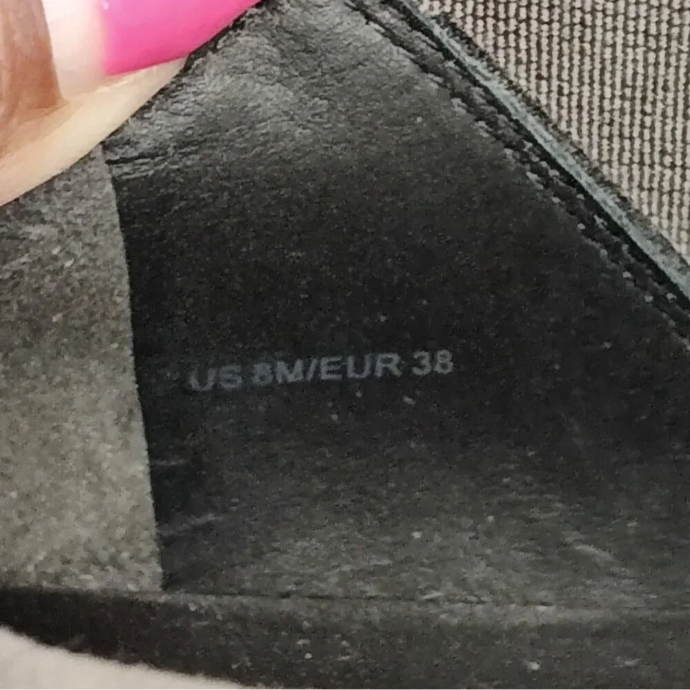 Vince Gray Suede Slip-On Platform Loafers Sneakers Women Size 8 EUR 38 - Picture 9 of 9